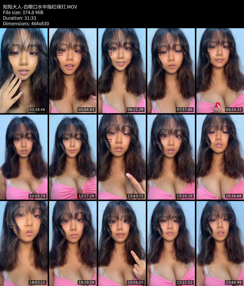 知知大人 - 白眼口水中指红绿灯