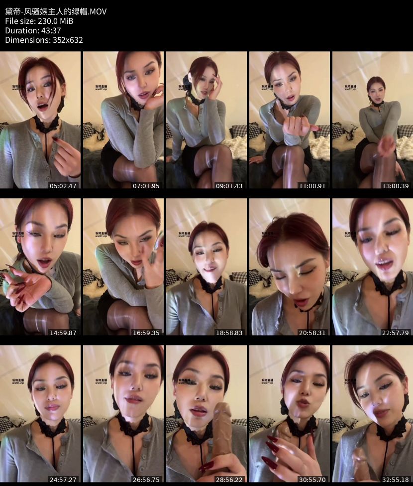 黛帝 - 风骚婊主人的绿帽